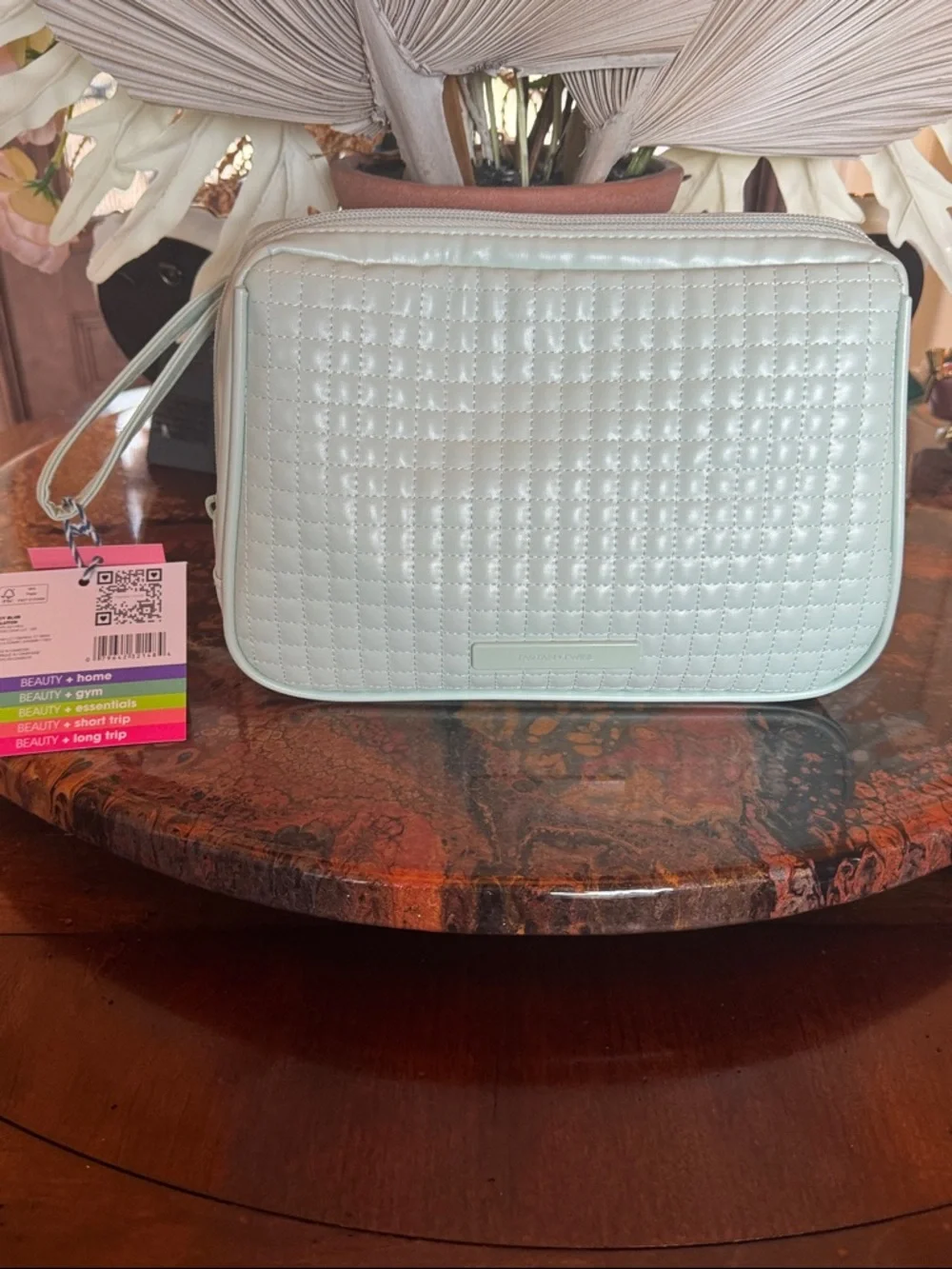 Light Blue Cosmetic Bag & 16 Travel-Sizes